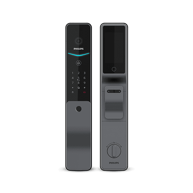 飛利浦 DDL720-FVP 智慧門鎖：3D人臉辨識、廣角夜視、可視貓眼