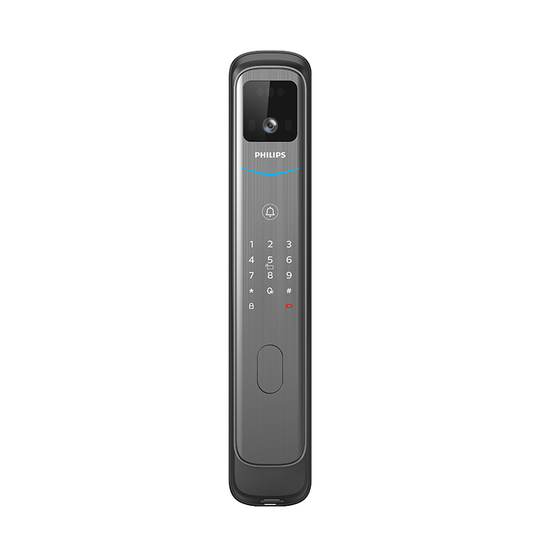 Philips EasyKey DDL702-FVP 人臉識別視像智能鎖 曜石黑 香港行貨
