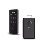 飛利浦DDL503 輕巧半導體指紋智能附加鎖 應用程式控制 自動鎖定