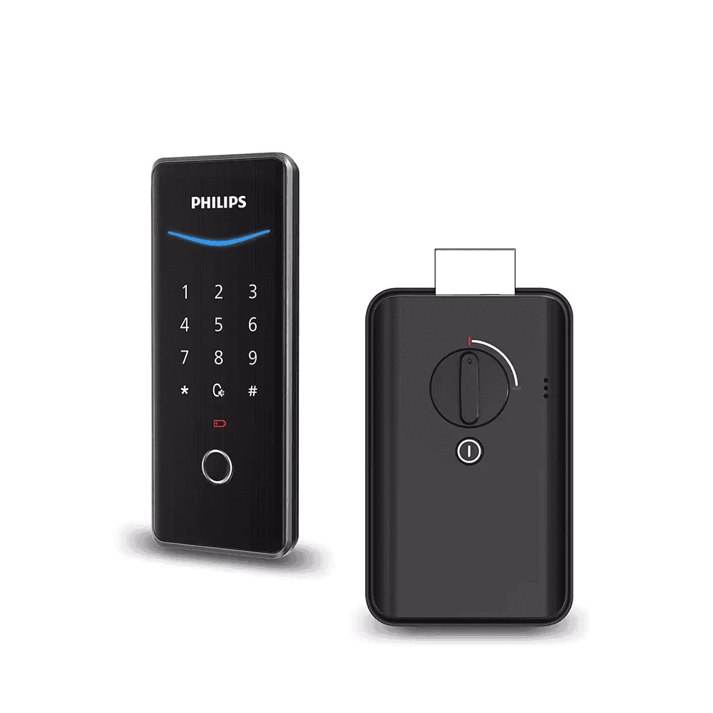 飛利浦DDL503 輕巧半導體指紋智能附加鎖 應用程式控制 自動鎖定