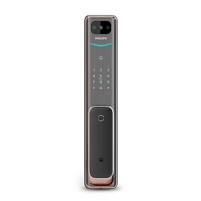 Philips EasyKey Alpha-VP 智能視像門鎖 紅古銅/曜石黑 香港行貨