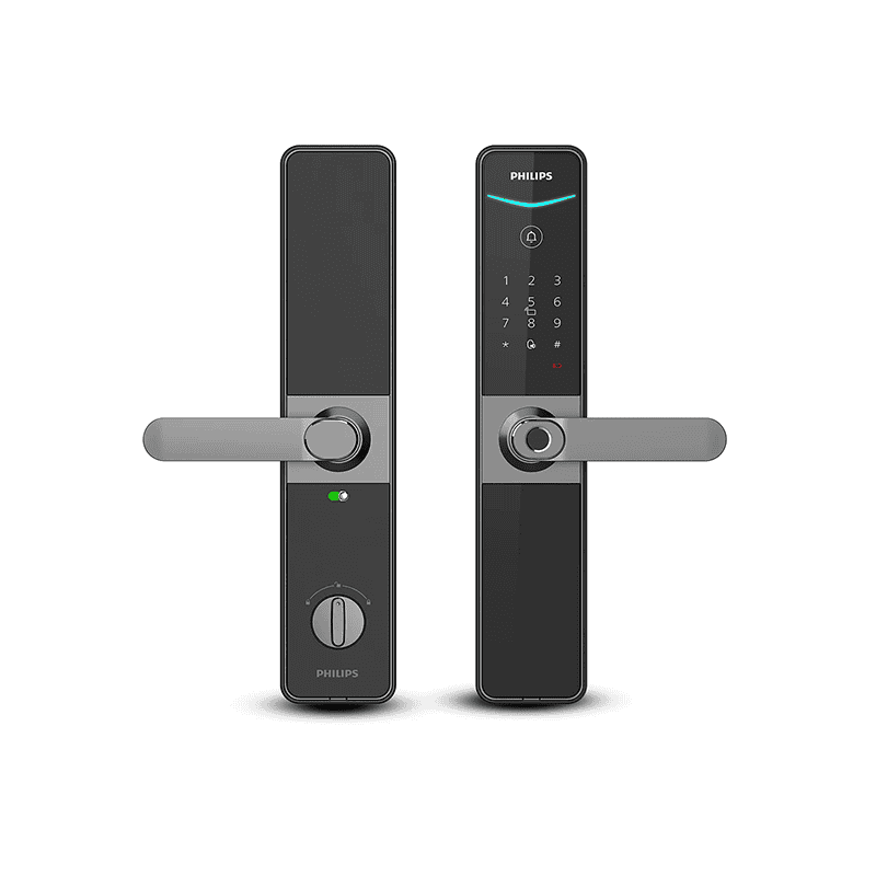 飛利浦 DDL610 執手式智能門鎖 星空灰 遠端控制 家居安全