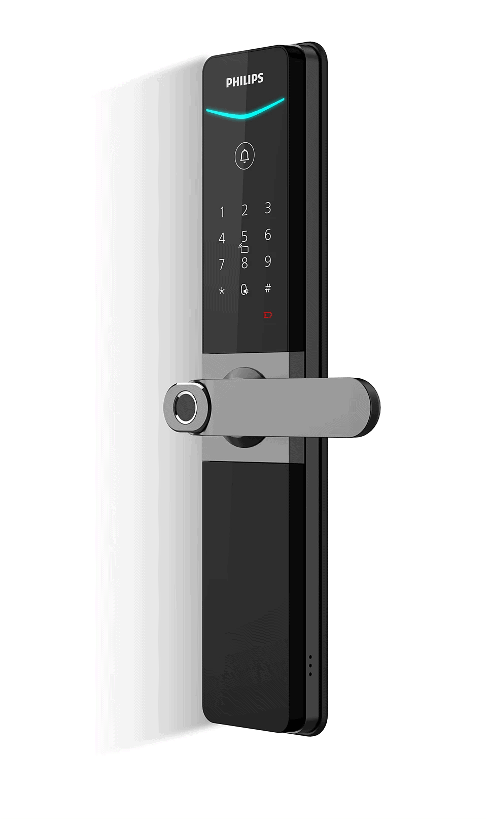 飛利浦 DDL610 執手式智能門鎖 星空灰 遠端控制 家居安全