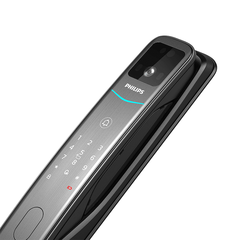 飛利浦 Philips 702-MVP 掌靜脈智能門鎖：免接觸、遙距視像、雷達偵測、4吋螢幕