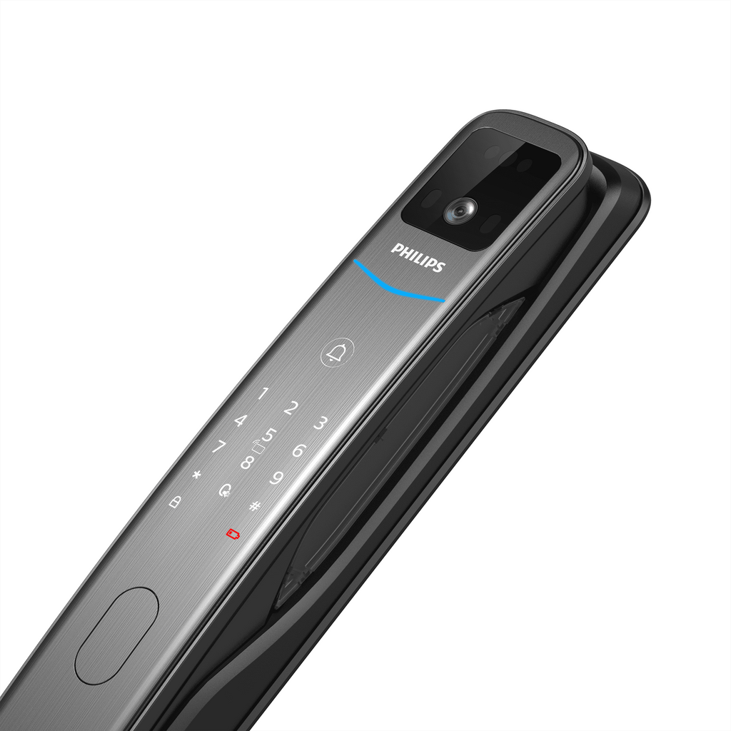 Philips 702-FVP 3D人臉辨識智慧門鎖 黑曜石安全智能門鎖 實時監控