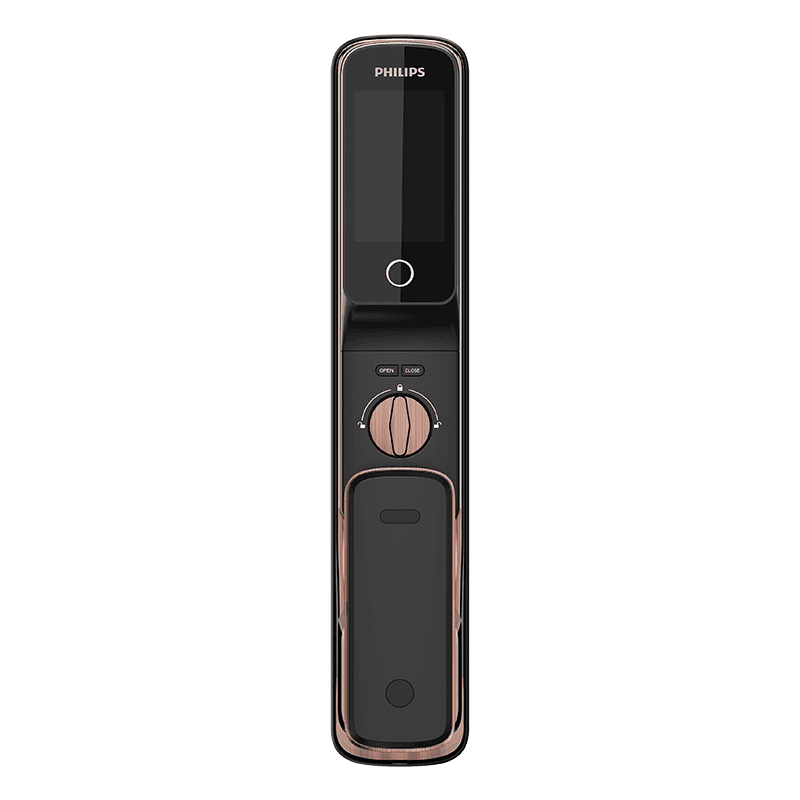 Philips EasyKey DDL709-FVP 人臉識別視像智能鎖 紅古銅/曜石黑 香港行貨