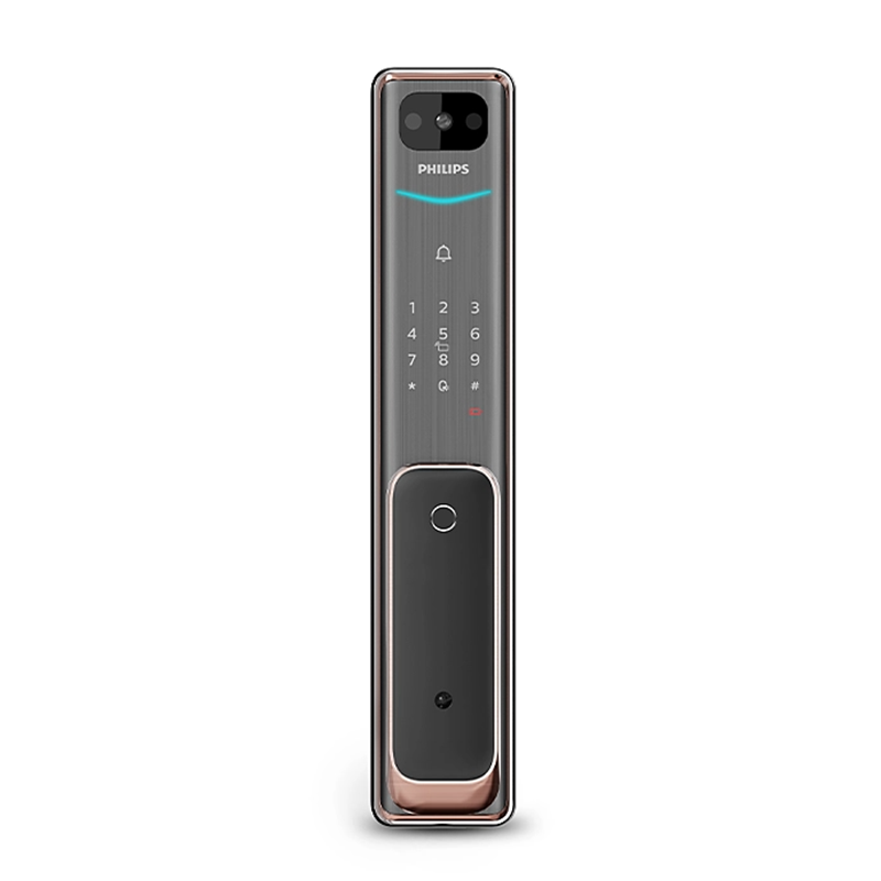 Philips EasyKey Alpha-VP 智能視像門鎖 紅古銅/曜石黑 香港行貨