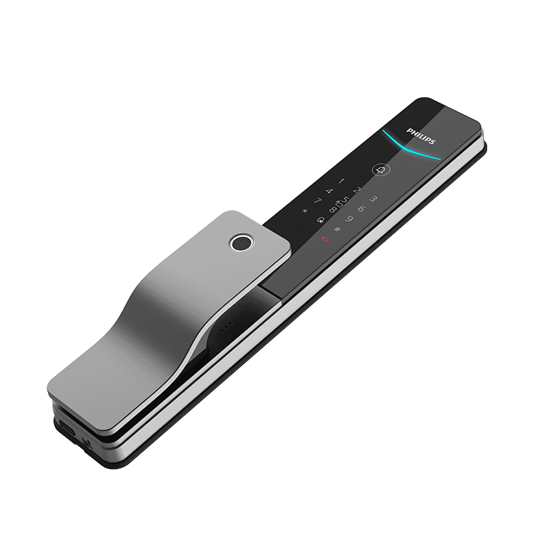 飛利浦 DDL801 智慧推拉式電子鎖 遠端APP控制 指紋密碼多功能安全門鎖