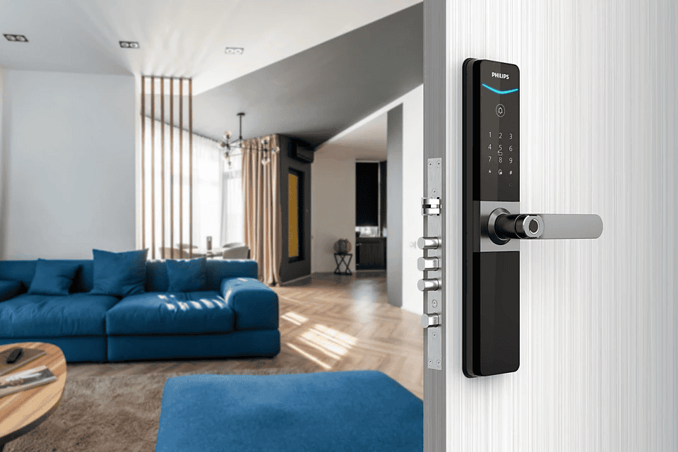 飛利浦 DDL610 執手式智能門鎖 星空灰 遠端控制 家居安全