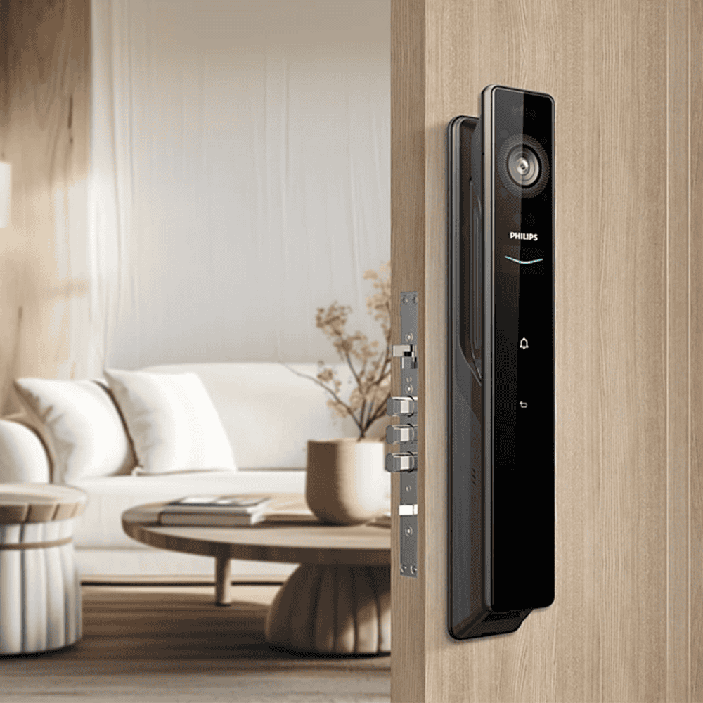 飛利浦 9000系列 DDL902-MFVP 掌靜脈人臉視像智能門鎖 三鏡頭安全監控