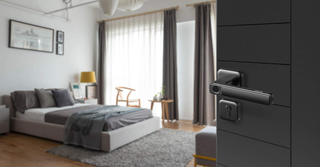 飛利浦 DDL101 曜石黑室內智能門鎖 指紋解鎖 手機APP控制 安全便利