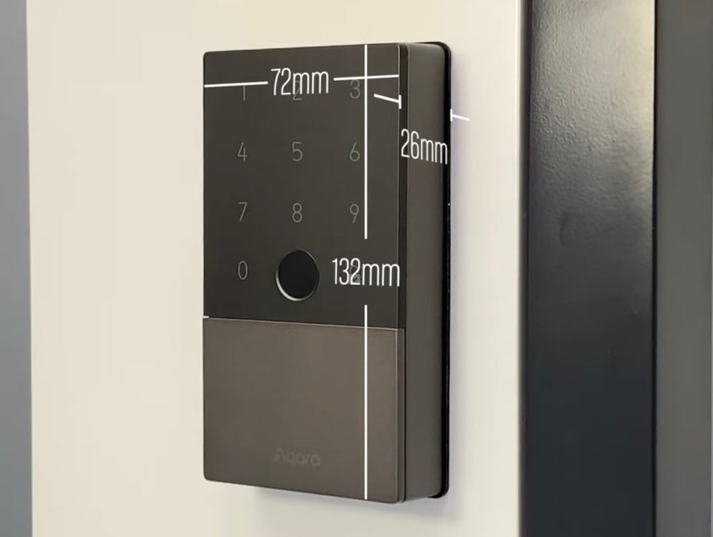 Aqara Smart Lock U100 智能輔助鎖連E1智能網關套裝【香港行貨】 ｜支援HomeKit，手機開鎖