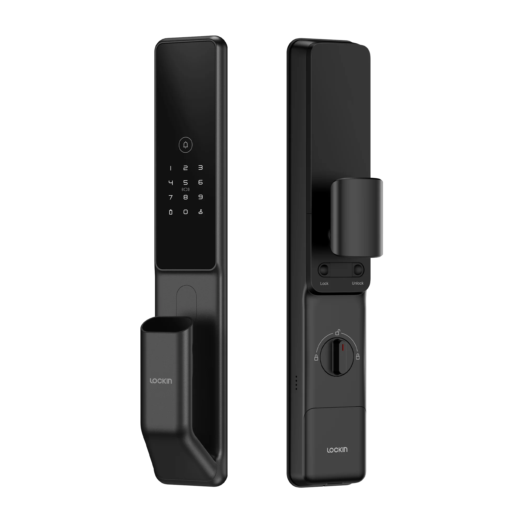 Lockin 鹿客 S5 指靜脈智能電子門鎖 (黑色) - 包總代理基本安裝